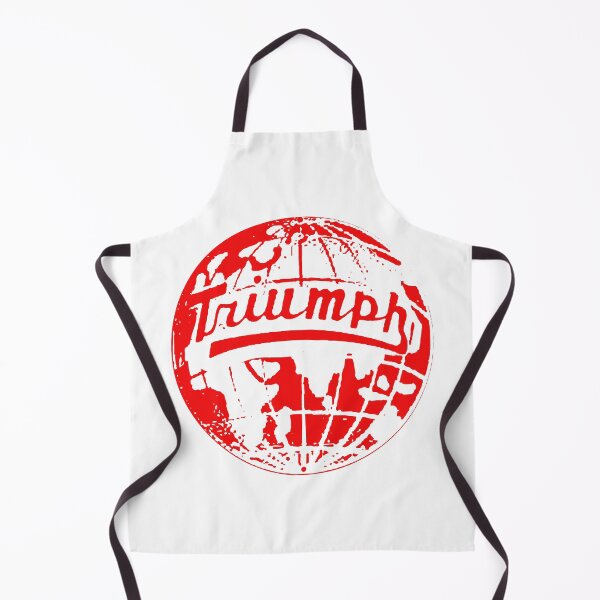 Item preview, Insignia con el logotipo del coche clásico británico Triumph Globe en color rojo designed and sold by soitwouldseem.
