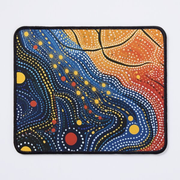 Item preview, Aboriginal Inspired Dot Art - With Earth And Sky designed and sold by GrinGalore.