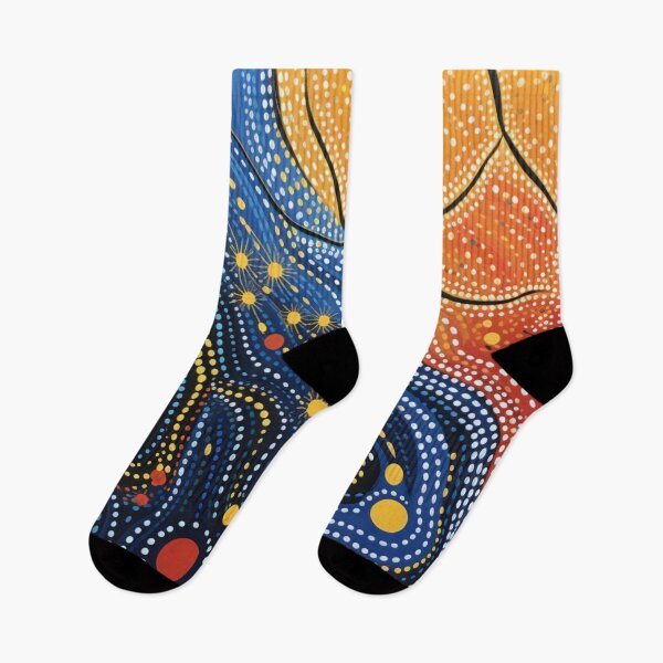 Item preview, Aboriginal Inspired Dot Art - With Earth And Sky designed and sold by GrinGalore.
