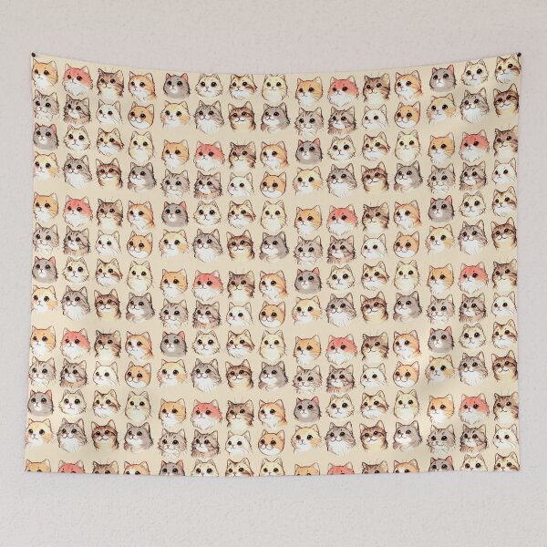 Item preview, Cat pattern  designed and sold by DaintyDooodles.