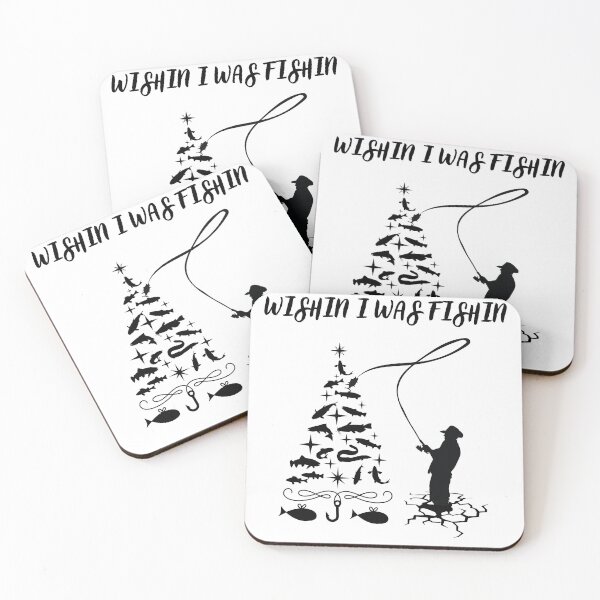Item preview, Wishin I was fishin.Christmas Fishing.Funny Christmas. designed and sold by JAGA-ALIME.