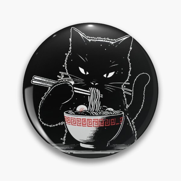 Artikelvorschau, Katze isst japanische Ramen-Nudeln entworfen und verkauft von TomFrontierArt.