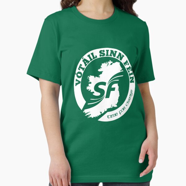 Vista previa del artículo con la obra «Vota Sinn Fein, es hora del cambio», diseñado y vendido por REAL IRISH GIFTS.
