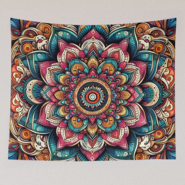 Item preview,  A Colourful Mandala Art Inspired By Traditional Henna Designs. designed and sold by IrsathThaslima.
