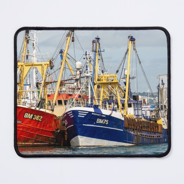 Item preview, Commercial fishing trawlers in the harbour designed and sold by yackers1.