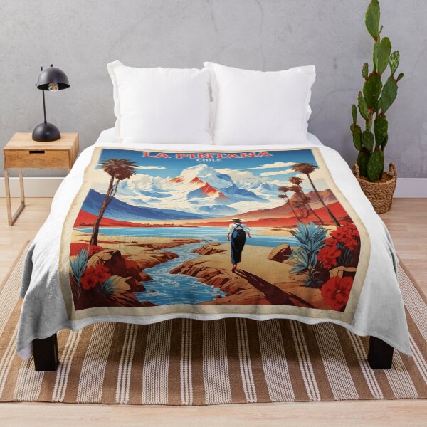 Item preview, La Pintana Chile Retro Vintage Poster Tourism designed and sold by TravelersGems.