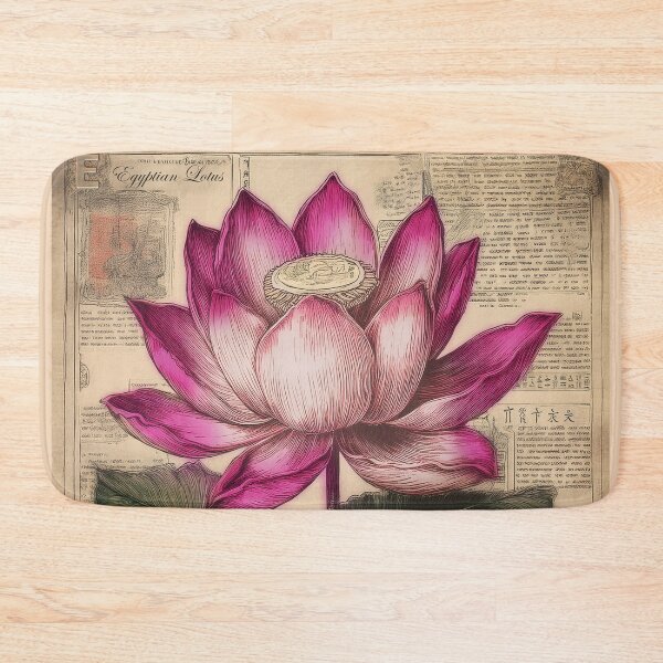 Item preview, Lotus on Old Parchment designed and sold by Kevin Luckham.