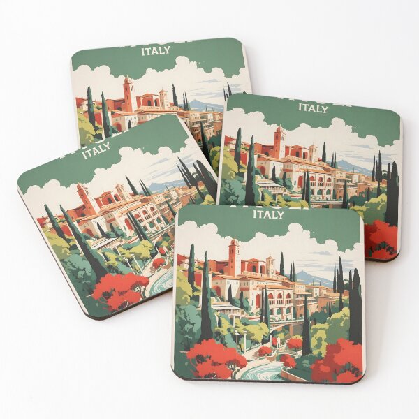 Item preview, Tivoli Italy Vintage Poster Tourism  designed and sold by TravelersGems.