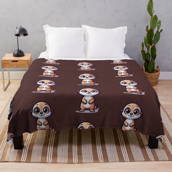 Item preview, Adorable Cartoon Meerkat Illustration designed and sold by Animeture.