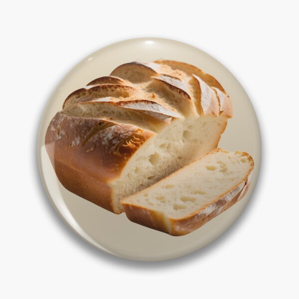 Item preview, Toasty loaf of bread with slice  designed and sold by NomiBee.