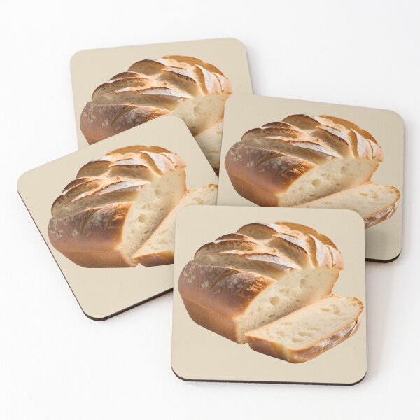 Item preview, Toasty loaf of bread with slice  designed and sold by NomiBee.
