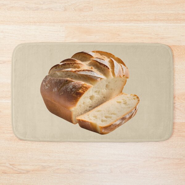Item preview, Toasty loaf of bread with slice  designed and sold by NomiBee.