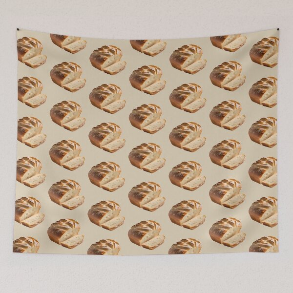 Item preview, Toasty loaf of bread with slice  designed and sold by NomiBee.