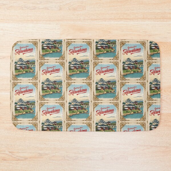 Item preview, Hiroshima Japan Vintage Travel Retro Postcard Design designed and sold by TravelPostcardGems.