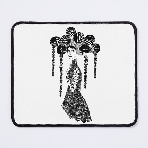 Item preview, Elegant and gorgeous woman with intricate hairstyle designed and sold by orintamis.