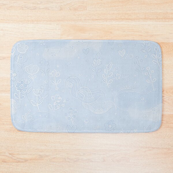 Item preview, Delicate Pattern with Flowers, Hearts and Meadow Elves, Unique designed and sold by villacreativa.