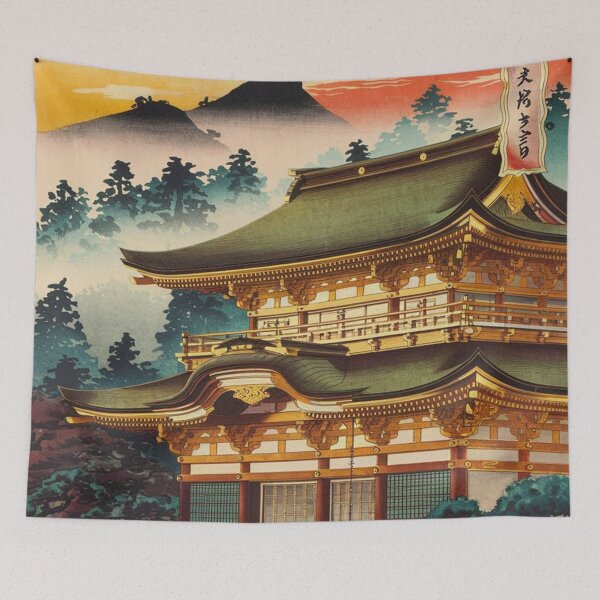 Item preview, Nikko Vintage Travel Poster designed and sold by TravelerRat.
