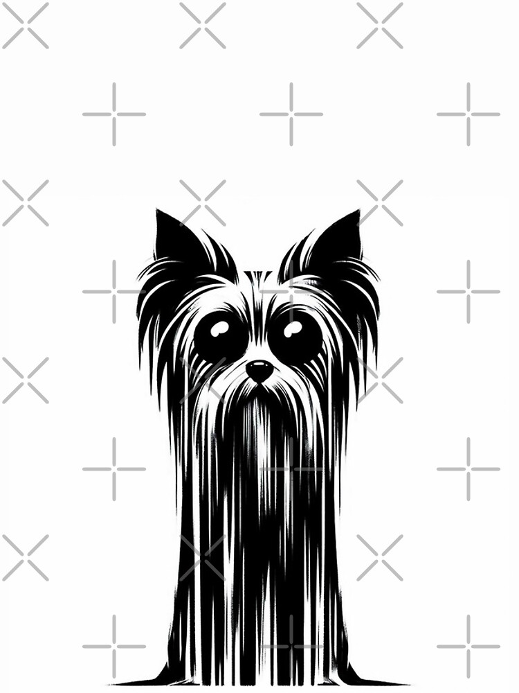Thumbnail 4 of 4, iPhone Case, Yorkshire Terrier Dog Macabre Aesthetic  designed and sold by K9ish.