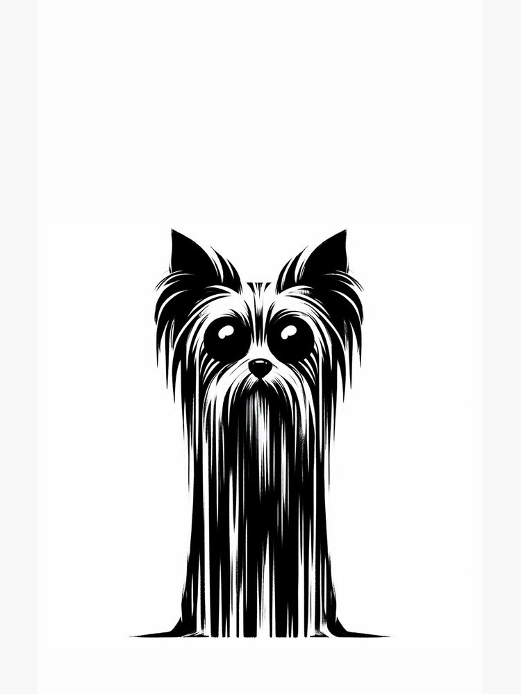 Thumbnail 4 of 4, Samsung Galaxy Phone Case, Yorkshire Terrier Dog Macabre Aesthetic designed and sold by K9ish.