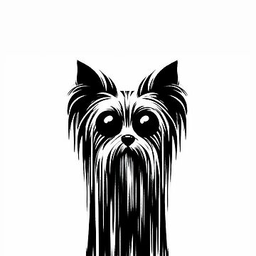 Artwork thumbnail, Yorkshire Terrier Dog Macabre Aesthetic by K9ish