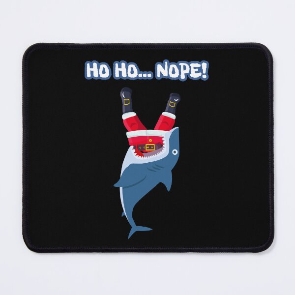 Item preview, Funny Christmas.Ho, Ho...Nope! When Santa Met Jaws. designed and sold by JAGA-ALIME.