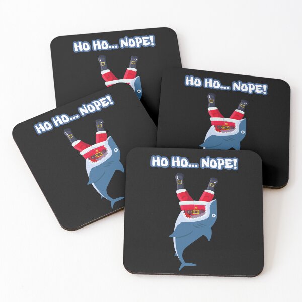 Item preview, Funny Christmas.Ho, Ho...Nope! When Santa Met Jaws. designed and sold by JAGA-ALIME.