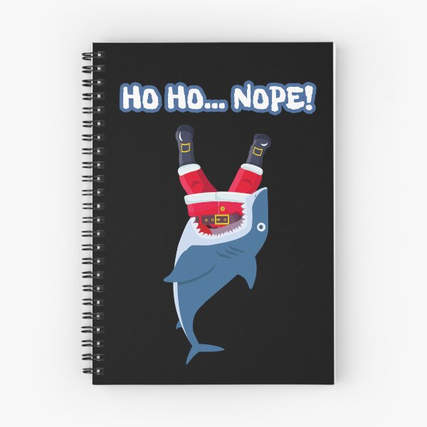 Item preview, Funny Christmas.Ho, Ho...Nope! When Santa Met Jaws. designed and sold by JAGA-ALIME.