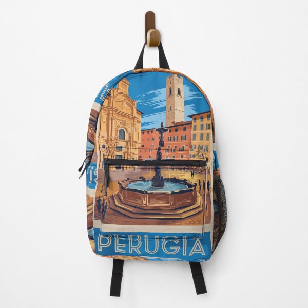 Item preview, Perugia Vintage Travel Poster designed and sold by TravelerRat.