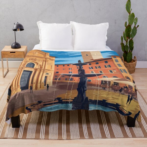 Item preview, Perugia Vintage Travel Poster designed and sold by TravelerRat.