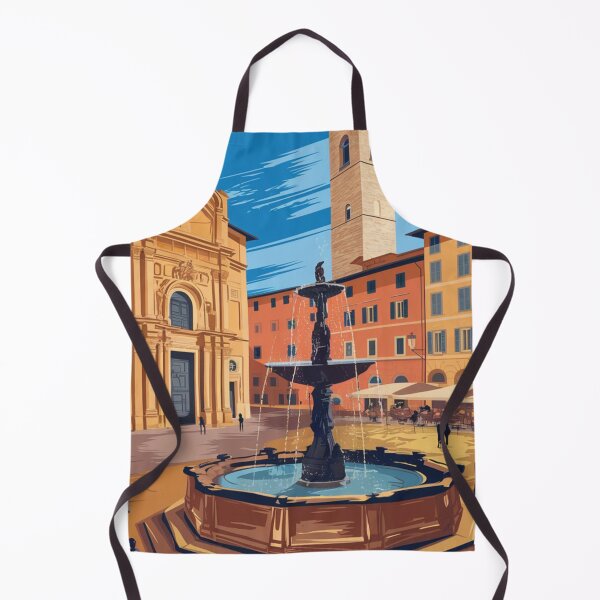 Item preview, Perugia Vintage Travel Poster designed and sold by TravelerRat.