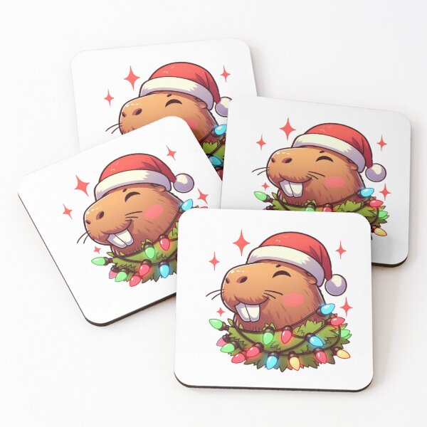 Item preview, Christmas capibara  designed and sold by Pasja W Każdym Szkicu!.