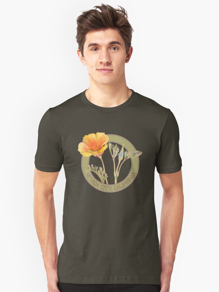 Alternate view of Nevada City Poppy Slim Fit T-Shirt