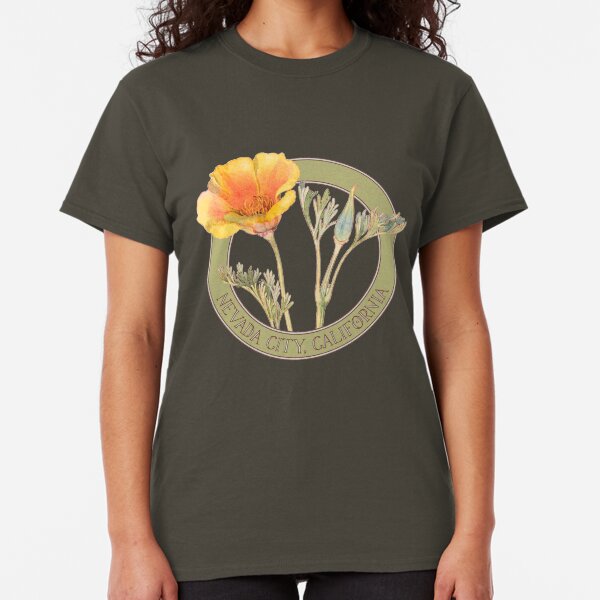 Nevada City Poppy Classic T-Shirt