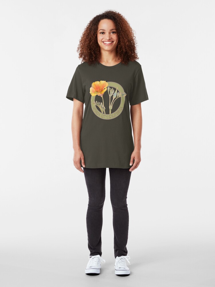 Alternate view of Nevada City Poppy Slim Fit T-Shirt