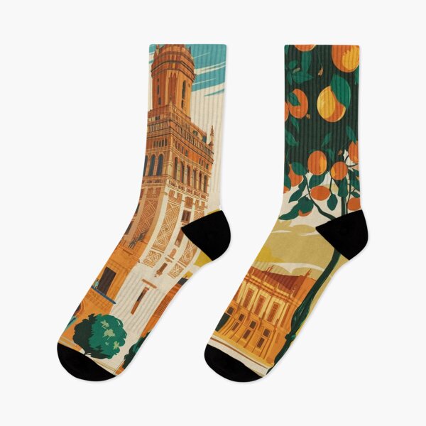 Item preview, Seville Vintage Travel Poster designed and sold by TravelerRat.