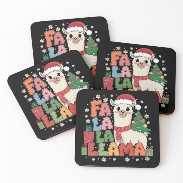 Item preview, Jolly Llama Christmas: Festive Fun Art designed and sold by Furbulous Faces.
