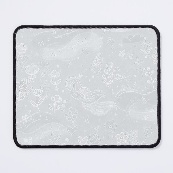 Item preview, Delicate Pattern with Flowers, Hearts and Meadow Elves, Unique designed and sold by villacreativa.