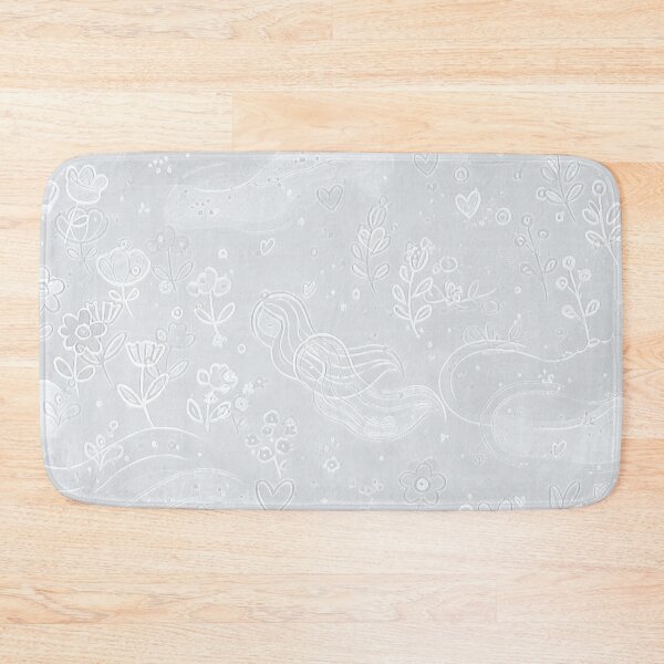 Item preview, Delicate Pattern with Flowers, Hearts and Meadow Elves, Unique designed and sold by villacreativa.