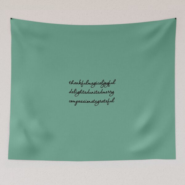 Item preview, thankful magical joyful delighted united merry compassionate grateful designed and sold by MargLandmeter.