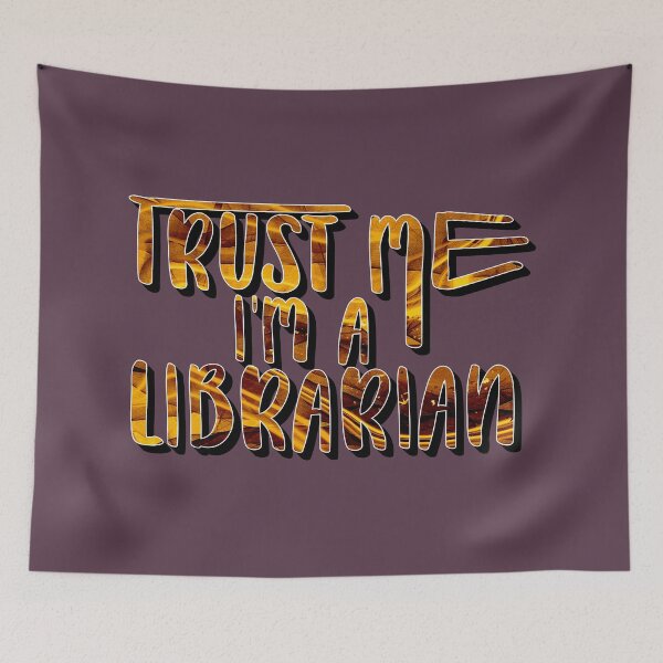 Item preview, Trust Me I’m a Librarian – Book Lover & Library Design – Librarian Gift designed and sold by sednalafandy79.