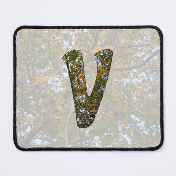 Item preview, Bold Letter ' V ' - Autumn Walnut Tree Design :) designed and sold by Myriel-Myriel.