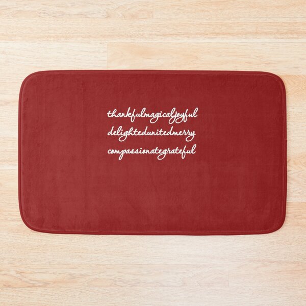 Item preview, Thankful magical joyful delighted united merry compassionate grateful designed and sold by MargLandmeter.