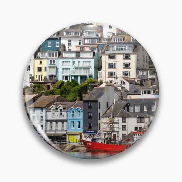 Item preview, Colourful buildings in Brixham Harbour designed and sold by yackers1.