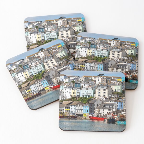 Item preview, Colourful buildings in Brixham Harbour designed and sold by yackers1.