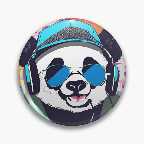 Item preview, Hip-Hop Panda Vibes designed and sold by MarCreativArt.