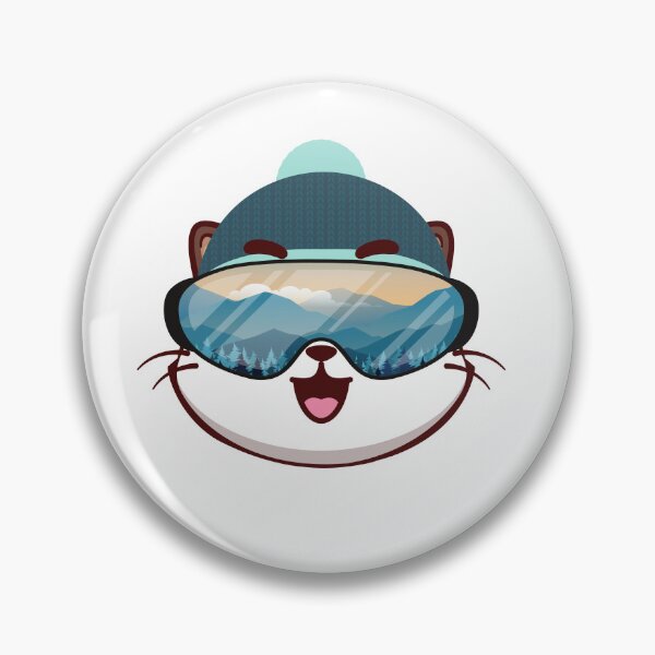Item preview, Cute Cat Ski designed and sold by Domiska.