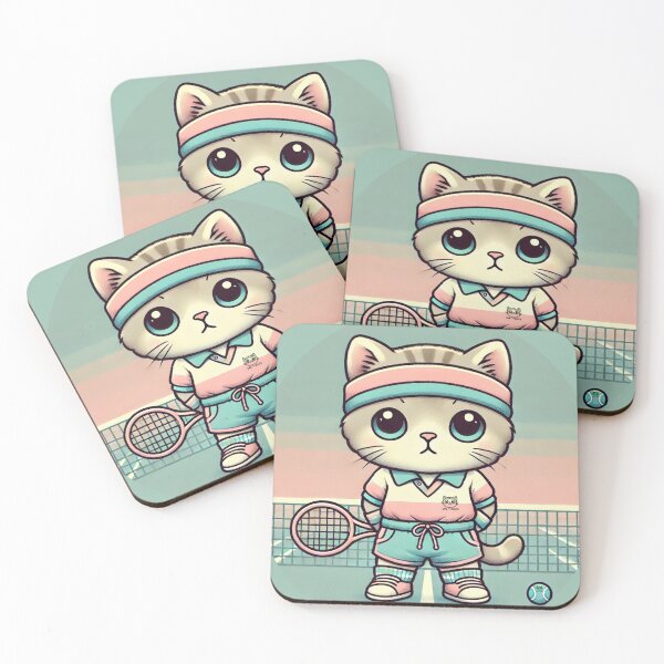 Item preview, Superstar Tennis Kitty  designed and sold by WeLoveCatss.