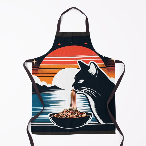 Item preview, A  Black Cat Eating Spagetti designed and sold by DSoriaDesign.