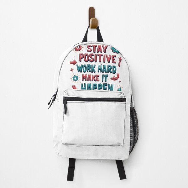 Item preview, Motivational Quote Poster - “Stay Positive, Work Hard, and Make It Happen” | Inspirational Wall Art for Home and Office Decor | Positive Vibes Quotes designed and sold by goldenstore0.