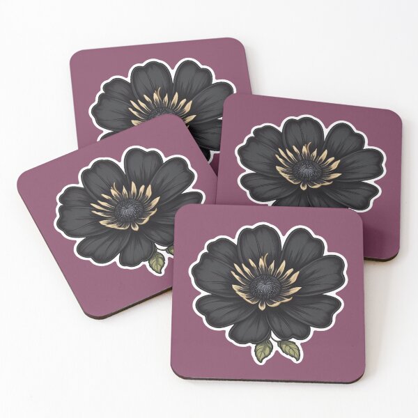 Item preview, Black Flower designed and sold by MadnessEnvelope.